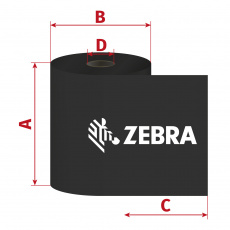 Páska Zebra ZipShip 2100, 80mm x 450m, TTR, vosk