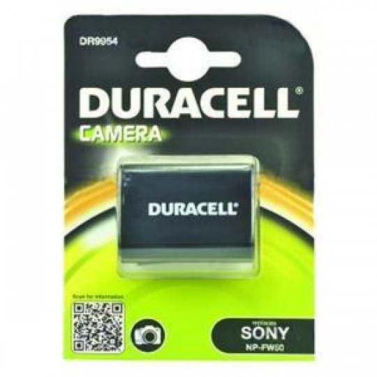 DURACELL Baterie - DR9954 pro Sony NP-WF50, černá, 900 mAh, 7.4 V