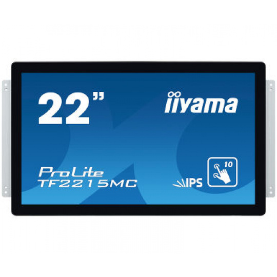 22" iiyama TF2215MC-B2: IPS, FullHD, capacitive, 10P, 350cd/m2, VGA, DP, HDMi, černý