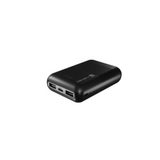 NATEC powerbanka TREVI COMPACT 10000 mAh 2X USB-A + 1X USB-C, černá