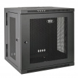 Skříň SmartRack 10U, Š=600mm, Hl=550mm, hloubka pro přepínače, montáž na stěnu