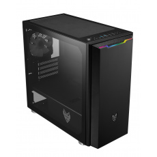 FSP/Fortron ATX Micro CST311 Black, průhledná bočnice FSP/Fortron ATX Micro CST311 Black, průhledná bočnice