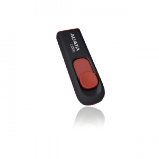 64GB USB ADATA C008  černo/červená (potisk)
