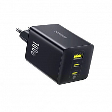 Baseus EnerFill FE11 Fast Nabíječka USB-A + USB-C + USB-C 100W Cosmic Black Baseus EnerFill FE11 Fast Nabíječka USB-A + USB-C + USB-C 100W Cosmic Black