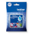Brother LC-552XLC - inkoust azurový XL