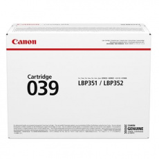 Canon Cartridge 039 / Black / 11000str. Canon Cartridge 039 / Black / 11000str.