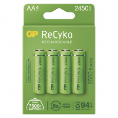 GP nabíjecí baterie ReCyko 2500 AA (HR6) 4PP GP nabíjecí baterie ReCyko 2500 AA (HR6) 4PP