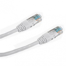 DATACOM Patch cord UTP CAT5E 7m bílý