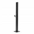 Platinet univerzální stojan PEVSTAND pro Wallboxy, pozink, držák kabelu, 120cm, černá