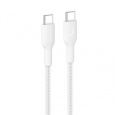 Belkin BOOST CHARGE™ PRO USB-C/USB-C kabel 240W, 2m, bílý - odolný