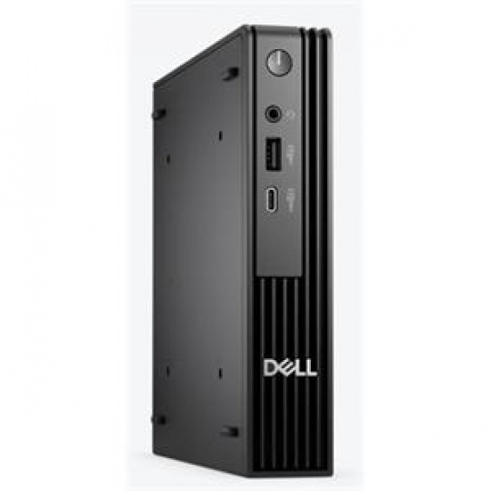 DELL Pro Micro QCM1250 i3 14100T/8GB/512GB SSD/keyboard+mouse/W11P/3Y ProSpt/černá