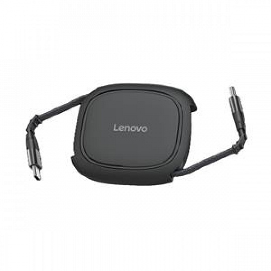 Lenovo 240W USB-C Retractable Cable = rolovací USB-C to USB-C napájecí a datový kabel v černé barvě Lenovo 240W USB-C Retractable Cable = rolovací USB-C to USB-C napájecí a datový kabel v černé barvě