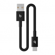 Beats USB-A / USB-C Woven Cable (20cm)- Bolt Black Beats USB-A / USB-C Woven Cable (20cm)- Bolt Black