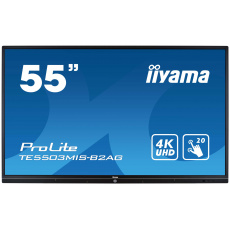 55" iiyama TE5503MIS-B2AG: IPS, 4K, 390cd/m2, 18/7, iiWare, WiFi, 2x Touch Pen, HDMI, VGA, 20P 55" iiyama TE5503MIS-B2AG: IPS, 4K, 390cd/m2, 18/7, iiWare, WiFi, 2x Touch Pen, HDMI, VGA, 20P