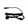 RS232 kabel(+/-12V signals), black, DB9 Male, 3m
