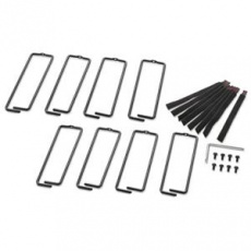 APC Cable Management Rings, 8 Inch Deep, NetShelter SX, 750mm Wide (Qty. 8 APC Cable Management Rings, 8 Inch Deep, NetShelter SX, 750mm Wide (Qty. 8