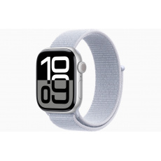Apple Watch S10 Cell/46mm/Silver/Sport Band/Blue Cloud Apple Watch S10 Cell/46mm/Silver/Sport Band/Blue Cloud