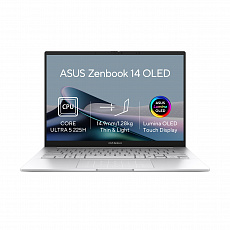 ASUS Zenbook 14/UX3405CA-OLED577WZ/U5-225H/14"/WUXGA/T/16GB/512GB/Intel int/W11H/Silver/2R ASUS Zenbook 14/UX3405CA-OLED577WZ/U5-225H/14"/WUXGA/T/16GB/512GB/Intel int/W11H/Silver/2R