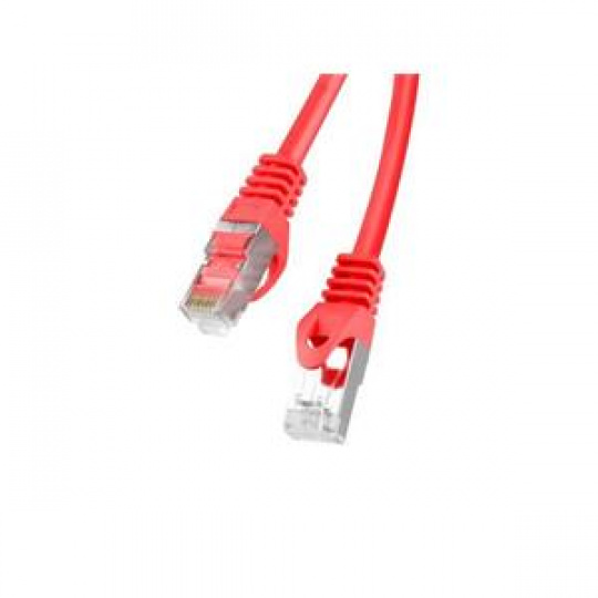 LANBERG Patch kabel CAT.6 FTP 20M červený Fluke Passed