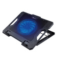 Chladící podložka C-TECH CLP-S100, 17", 1x 140mm, 2x USB, modré podsvícení