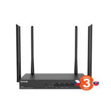 Tenda W15E WiFi Hotspot AC1200 Router, 1x WAN, 2x WAN/LAN, 1xLAN, VPN, Captive portal, MultiWAN, Kov Tenda W15E WiFi Hotspot AC1200 Router, 1x WAN, 2x WAN/LAN, 1xLAN, VPN, Captive portal, MultiWAN, Kov