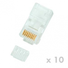 DATACOM Plug UTP CAT6 8p8c- RJ45 drát (10ks) DATACOM Plug UTP CAT6 8p8c- RJ45 drát (10ks)