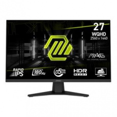 MSI Gaming monitor MAG 274QF X24 27" Rapid IPS/2560x1440 WQHD/240Hz/0,5ms/2xHDMI/DP/černá