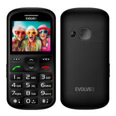 EVOLVEO EasyPhone XS, mobilní telefon pro seniory, černý EVOLVEO EasyPhone XS, mobilní telefon pro seniory, černý