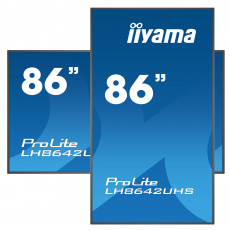 86" iiyama LH8642UHS-B1: IPS, 4K UHD, 500cd/m2, 18/7, LAN, Android 8.0, černý 86" iiyama LH8642UHS-B1: IPS, 4K UHD, 500cd/m2, 18/7, LAN, Android 8.0, černý