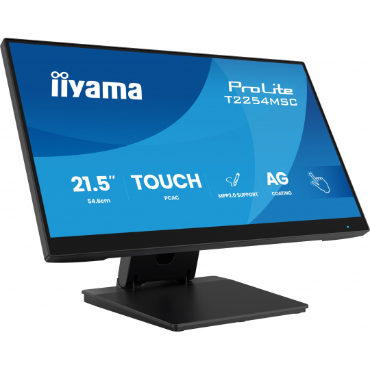 22" LCD iiyama T2254MSC-B2AG:IPS,FHD,HDMI,DP 22" LCD iiyama T2254MSC-B2AG:IPS,FHD,HDMI,DP