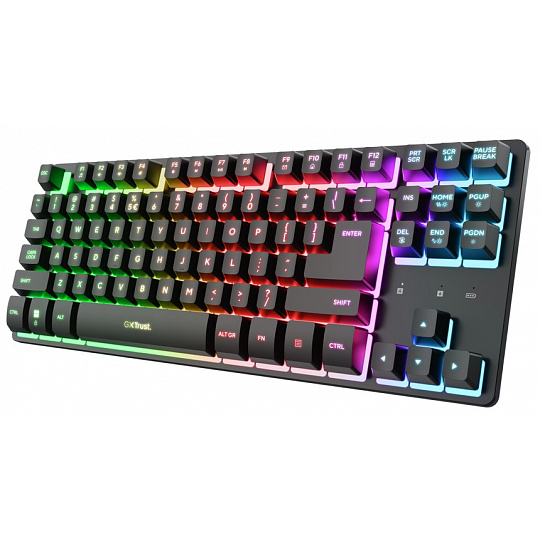 Trust GXT831 Thado TKL/Bezdrátové USB/US/Černá