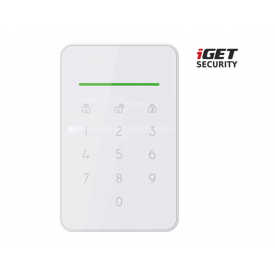 iGET SECURITY EP13 - bezdrátová klávesnice s RFID čtečkou pro alarm M5