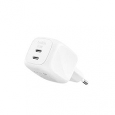 Belkin BOOST CHARGE™ PRO Duální 50W USB-C Power Delivery GaN PPS nástěnná nabíječka, bílá