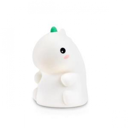 CONNECT IT DINOSAURUS dětské noční světlo, dotykové, 3 úrovně osvětlení, baterie 1200 mAh, bílá