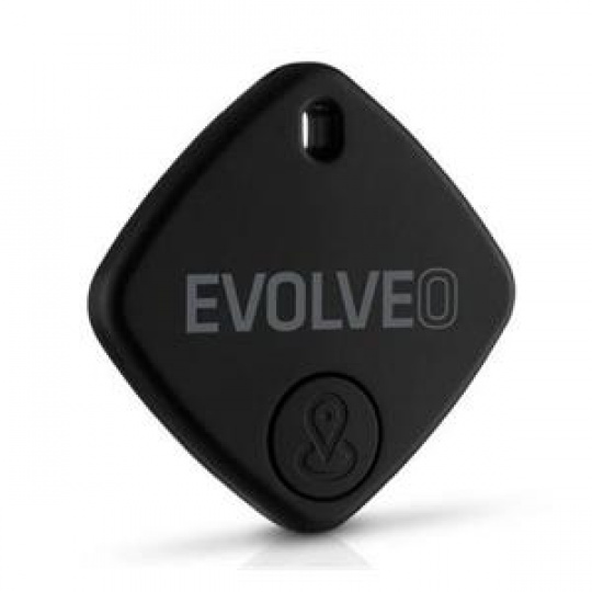 EVOLVEO TrackTag, Bluetooth lokátor s Apple Find My, černý EVOLVEO TrackTag, Bluetooth lokátor s Apple Find My, černý