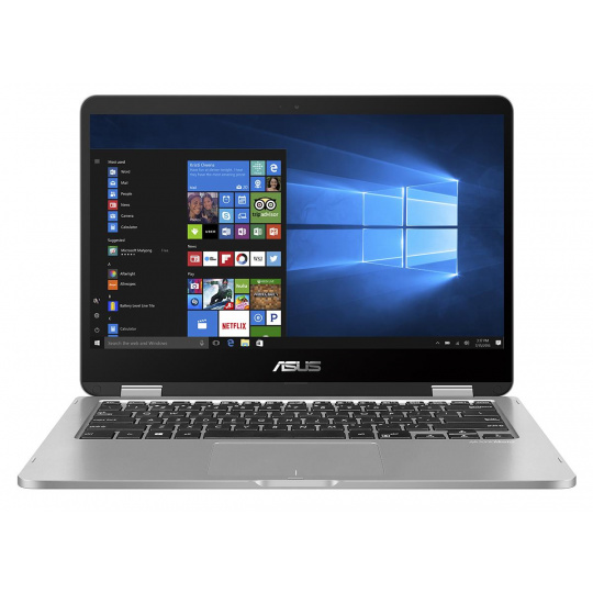ASUS VivoBook/Flip 14/N5030/14"/1366x768/T/4GB/256GB SSD/UHD/W11H/Gray/2R