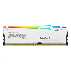 Kingston FURY Beast White/DDR5/16GB/5600MHz/CL40/1x16GB/RGB/White