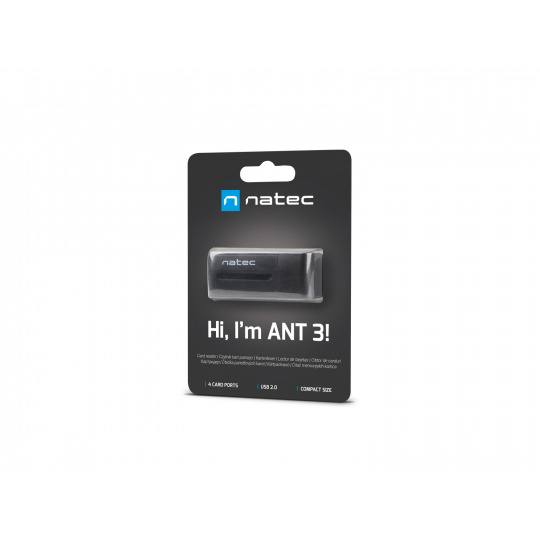 Natec ALL in One čtečka karet MINI ANT USB 2.0, M2/microSD/MMC/Ms/RS-MMC/SD/T-Flash