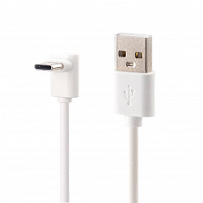 PremiumCord USB C-USB A, zahnutý, bílý, 50 cm PremiumCord USB C-USB A, zahnutý, bílý, 50 cm