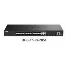 D-Link DGS-1530-28SC/E 20 Ports 1G SFP + 4 Ports GE Combo + 4 Ports 10G SFP+ Smart Managed Switch D-Link DGS-1530-28SC/E 20 Ports 1G SFP + 4 Ports GE Combo + 4 Ports 10G SFP+ Smart Managed Switch
