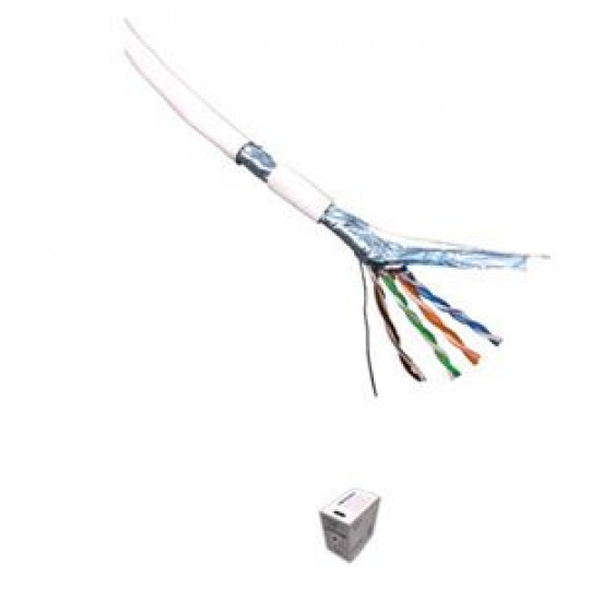 DATACOM FTP drát CAT5E PVC,Eca 305m box bílý