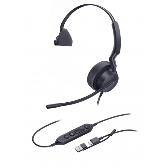 Yealink UH42 Mono Teams USB-C/A, drátová náhlavní
