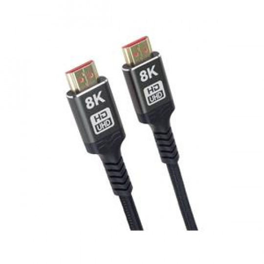 PremiumCord ULTRA HDMI 2.1 High Speed + Ethernet kabel 8K@60Hz,zlacené 3m