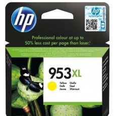 HP 953XL žlutá inkoustová kazeta, F6U18AE