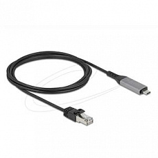 Delock USB LAN kabel z rozhraní USB Type-C™ na RJ45 Gigabit Ethernet, 3 m Delock USB LAN kabel z rozhraní USB Type-C™ na RJ45 Gigabit Ethernet, 3 m