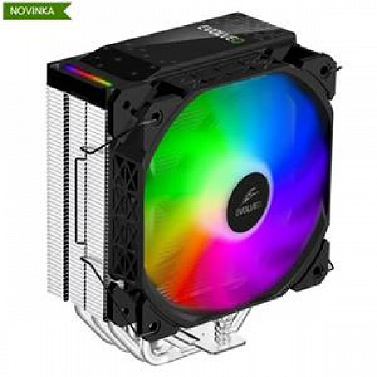 EVOLVEO QuietCool5, CPU chladič, 6x heatpipe, černý EVOLVEO QuietCool5, CPU chladič, 6x heatpipe, černý