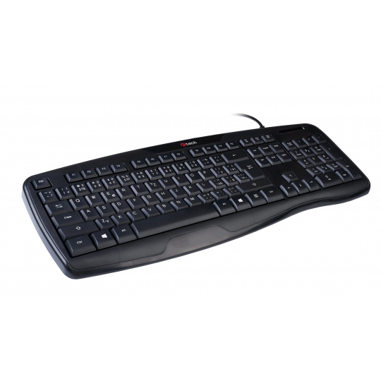 C-TECH KB-107/Drátová USB/CZ-SK layout/Černá