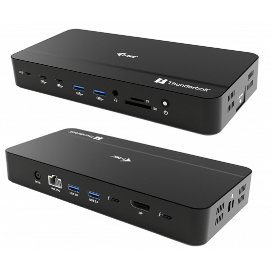 i-tec Thunderbolt 5 Triple Display Docking Station, M.2 slot, 6x USB, 2.5 GLAN, Power Delivery 140W