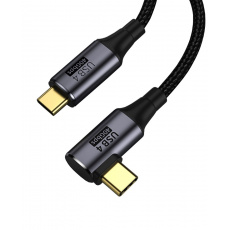 PremiumCord USB4 Gen 3x2 40Gbps 8K@60Hz 240W,Thunderbolt, 0,3m zahnutý