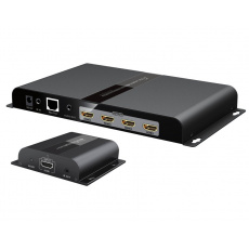 Video Wall controller, 1 vstup - 4 výstupy Video Wall controller, 1 vstup - 4 výstupy